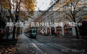 清屿社区 — 直连快线与加速（帮助中心）