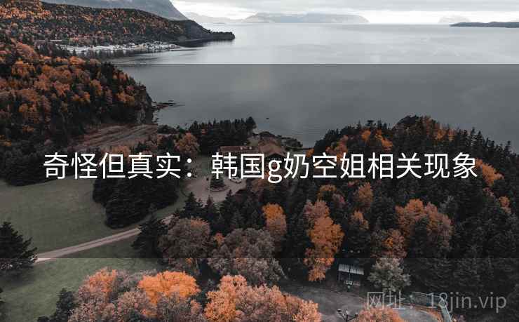奇怪但真实：韩国g奶空姐相关现象