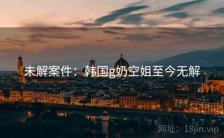 未解案件：韩国g奶空姐至今无解